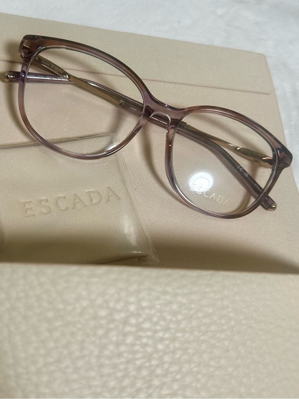 New Escada Rx Glasses